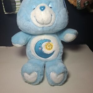 Care Bear Blue Moon Plush Toy - Soft Light Blue Stuffed Animal